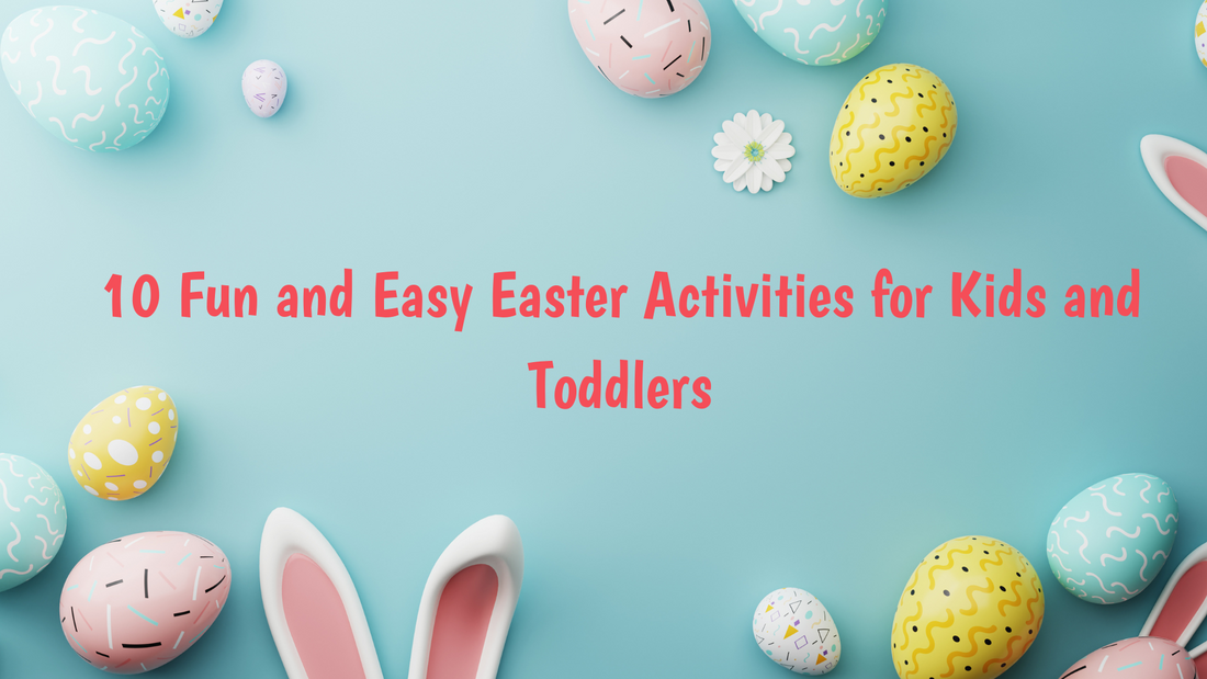 Kids and toddlers enjoying fun and easy Easter activities like egg decorating, crafts, and egg hunts.
