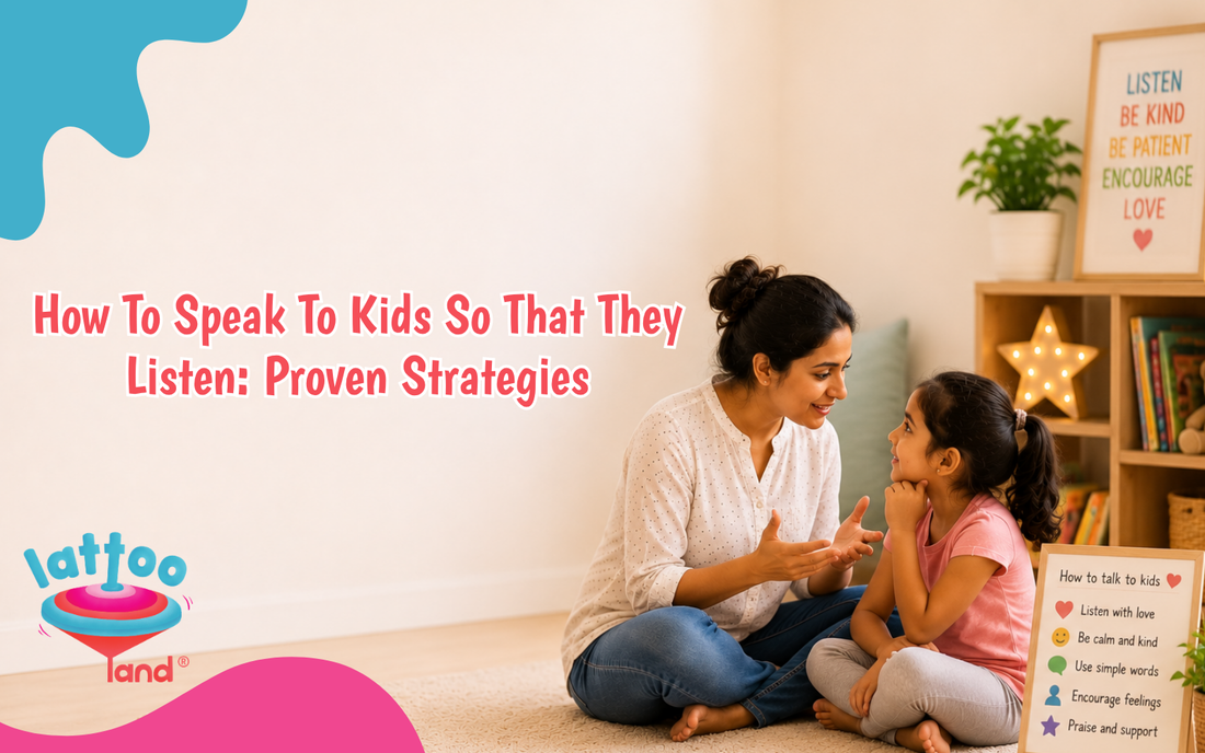 How to speak to kids so that they listen