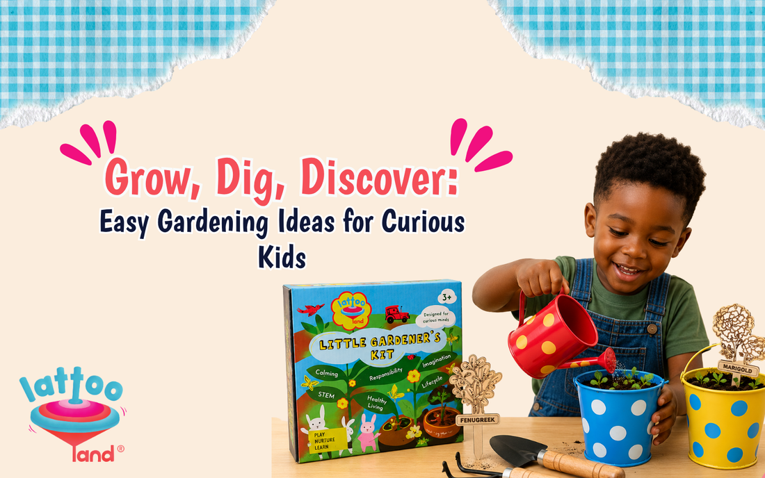 Grow, Dig, Discover: Easy Gardening Ideas for Curious Kids – Lattooland