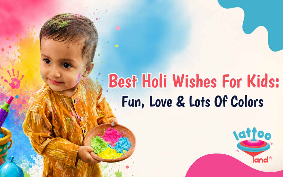 Best Holi Wishes and Messages for Kids – Lattooland