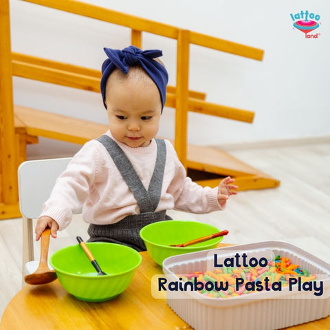 Rainbow Sensory Pasta - Penne (6 colors)