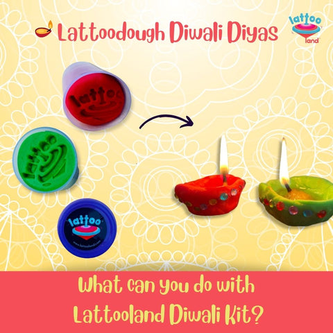 Diwali Kit | DIY Lantern activity | Diya making activity | Rangoli with stencils | For kids and adults