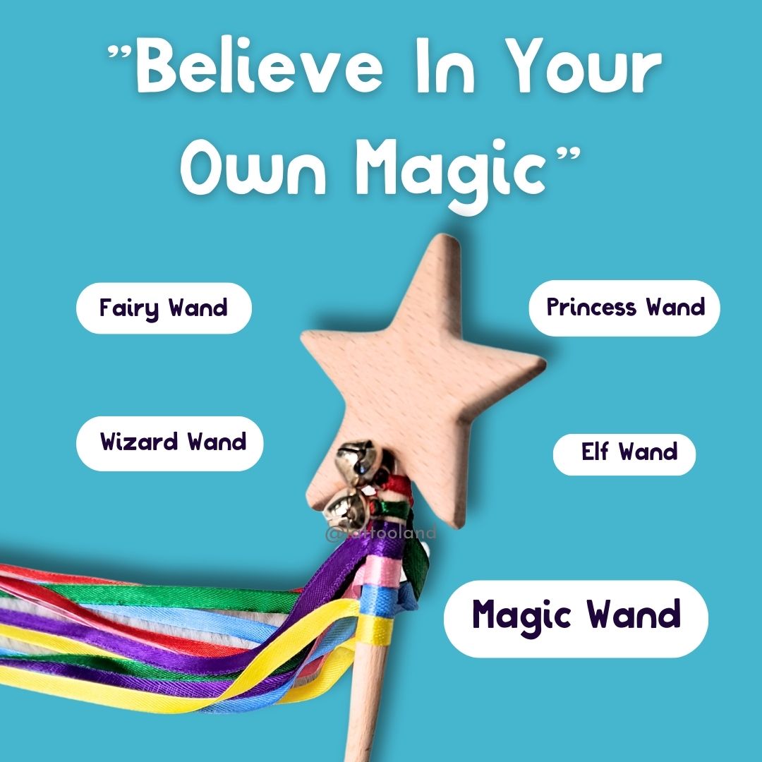 Princess wand and fair wand toys for girls