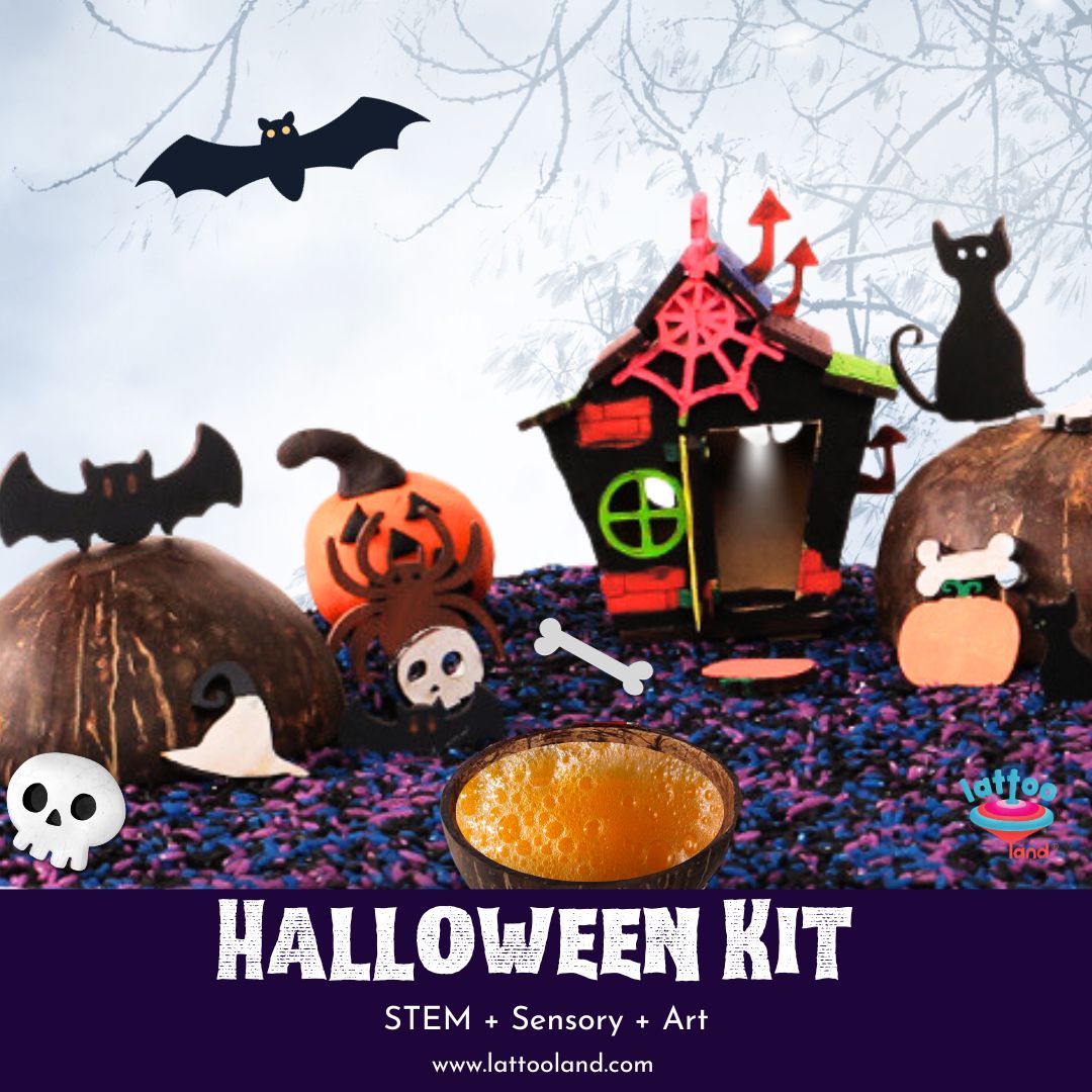 Halloween Kit | STEM Sensory Art | Magic Potion | Clay dough | Haunted House