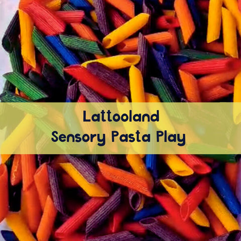 Rainbow Sensory Pasta - Penne (6 colors)