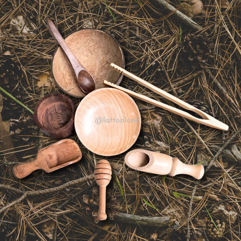 Safe and child-friendly wooden tools  toys for sensory play, perfect for toddlers’ educational activities and fine motor skill development.