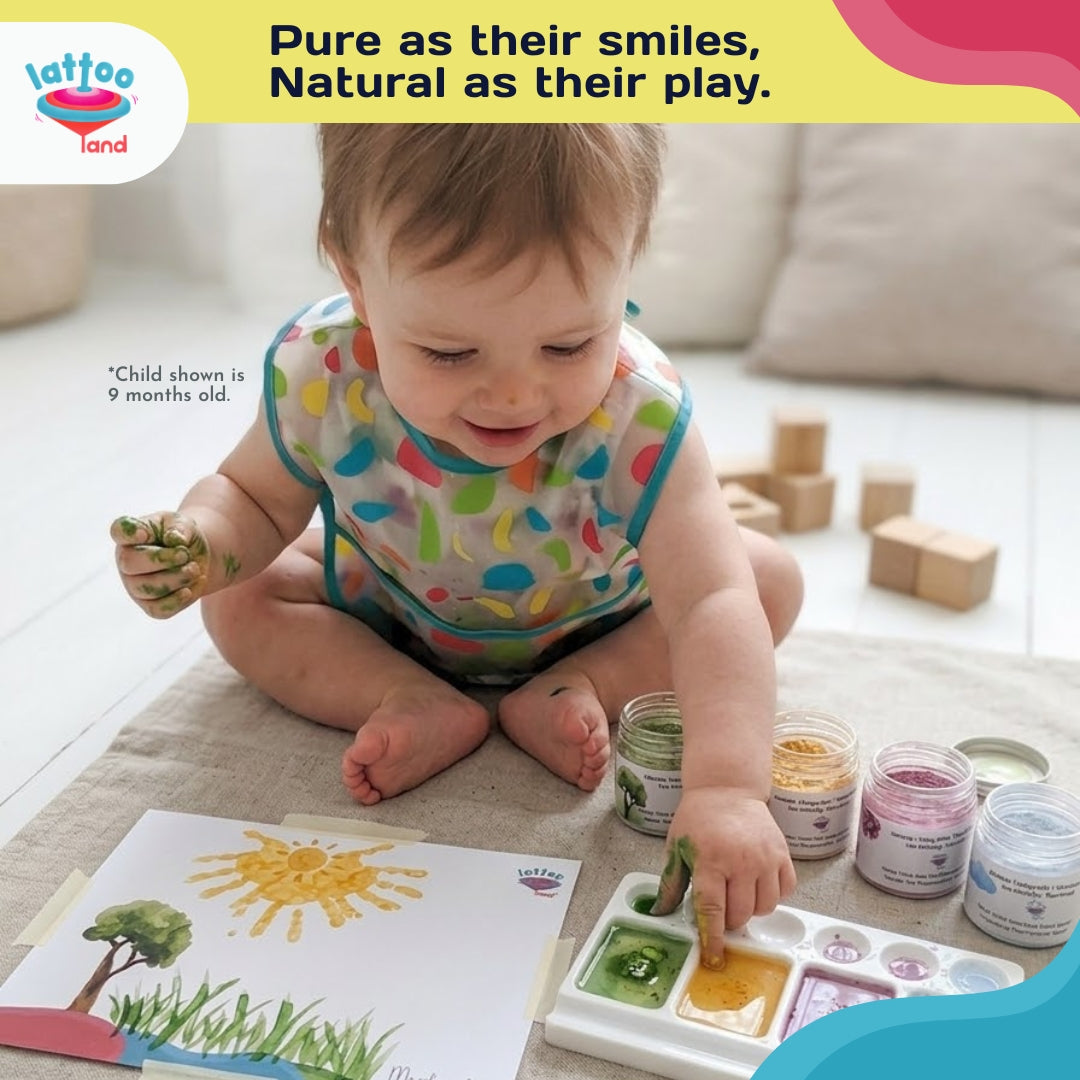 Baby safe finger paints for safe finger painting for babies