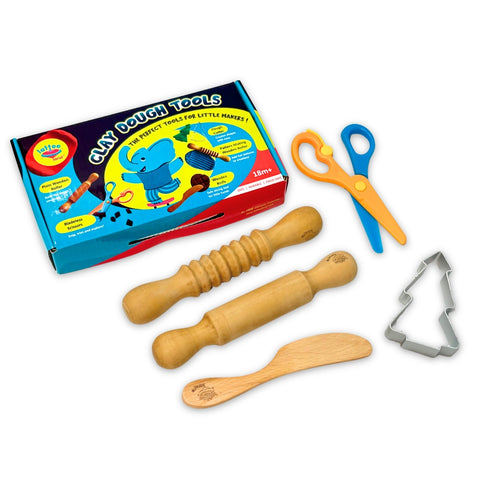 Clay dough tools for toddlers sensory play and fine motor skills