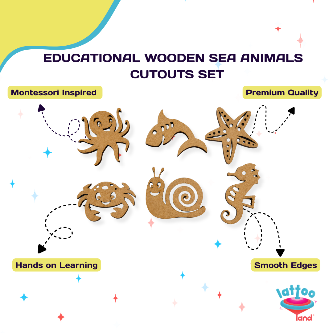 Sea animal cutouts for toddlers