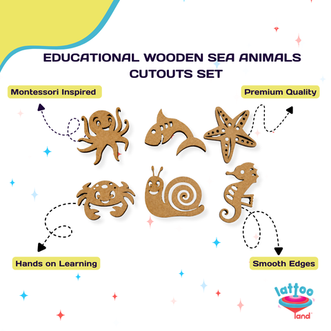 Sea animal cutouts for toddlers