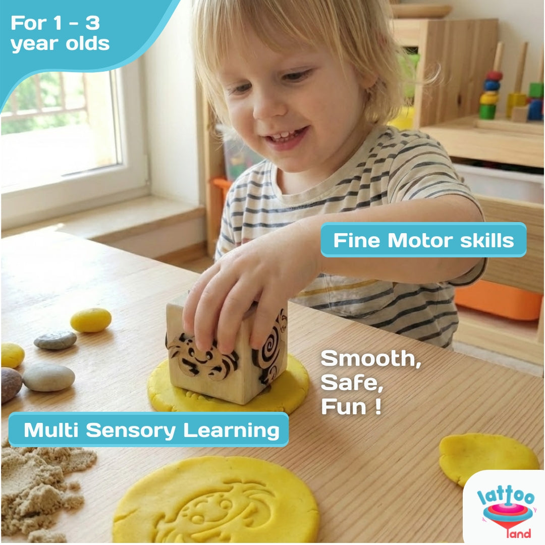 Educational sea animal stamp toy to develop motor skills and imagination