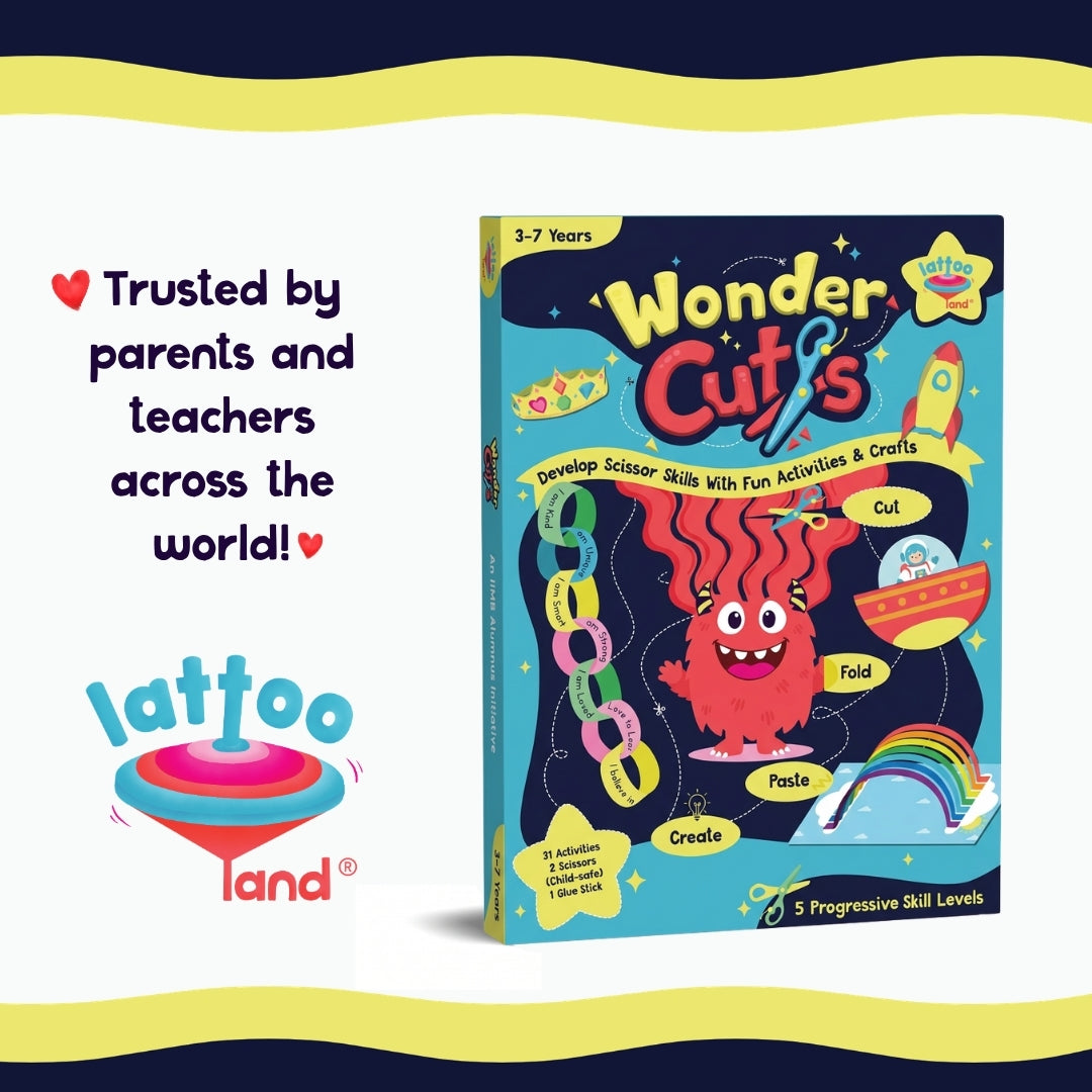 Fine motor skills craft kit for kids to develop hand strength and scissor control