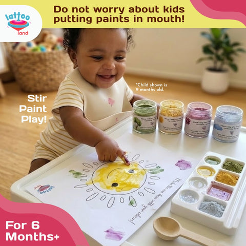 Finger paints for toddlers with baby safe non toxic formula