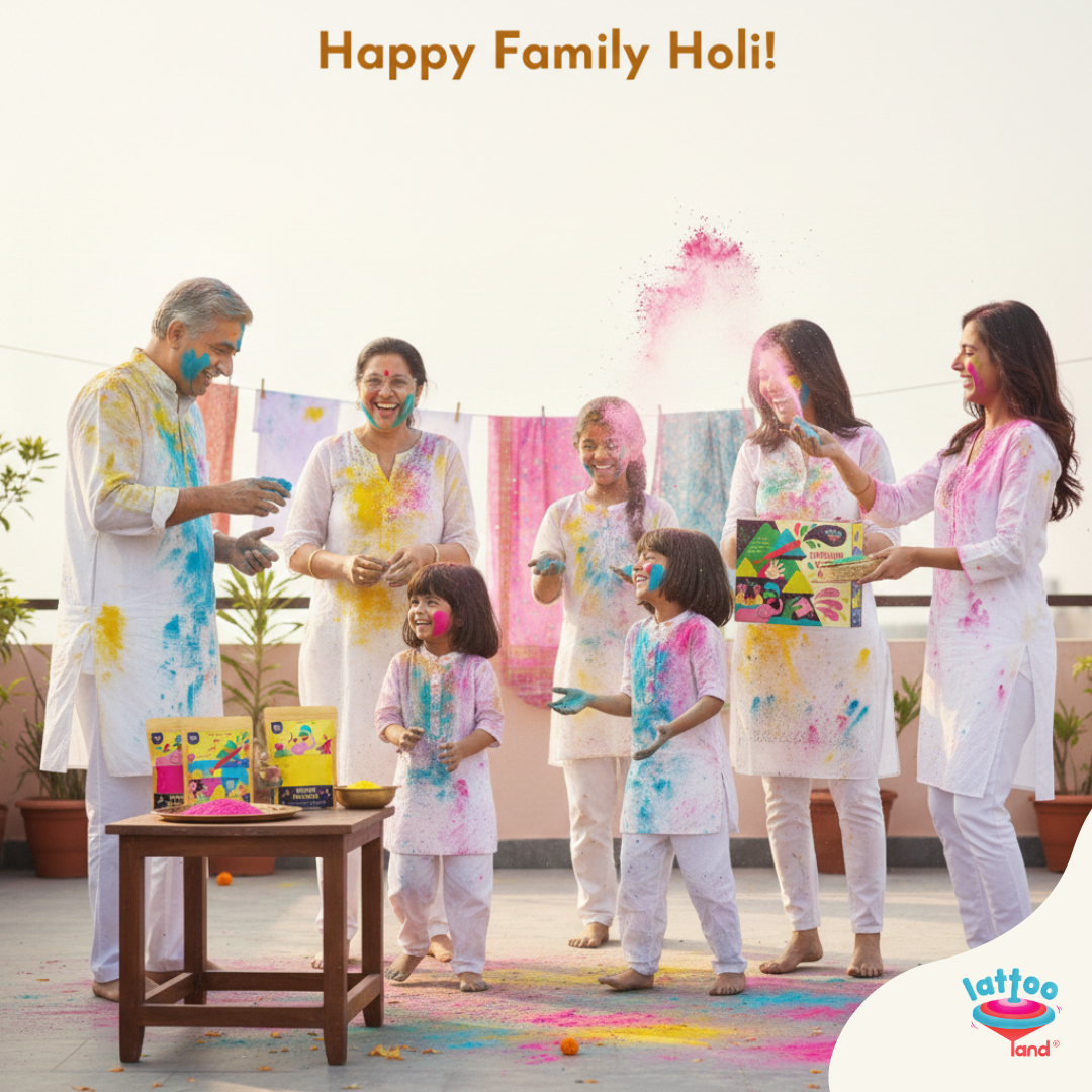 Natural gulaal party pack with multiple bright herbal Holi colors for safe festive celebration and group play