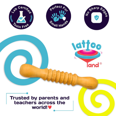 Montessori inspired playdough activity with patterned rolling pin for preschoolers