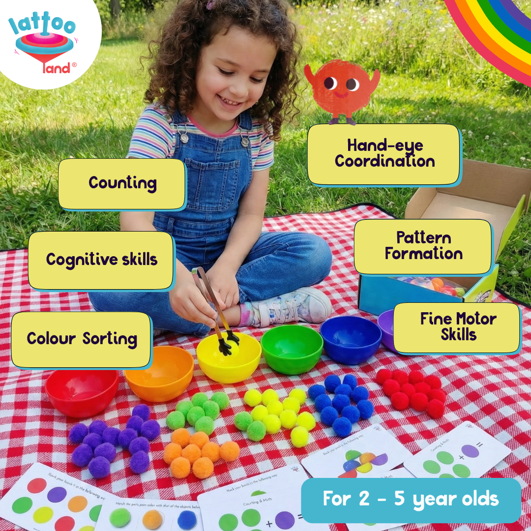 Educational benefits of rainbow sorting activities for kids and toddlers