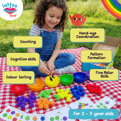 Educational benefits of rainbow sorting activities for kids and toddlers