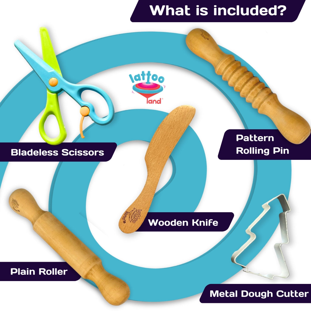 Sensory play dough tools for kids creative learning activities