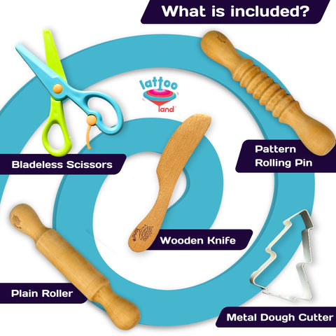 Sensory play dough tools for kids creative learning activities