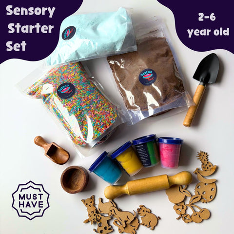 sensory starter set for early childhood sensory exploration
