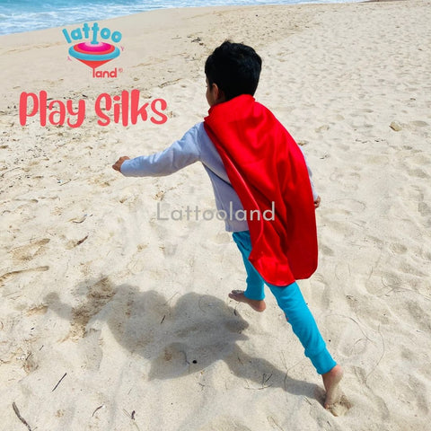 Sensory Play Silk for Kids 3-8 years | Superhero Capes | Pretend Play