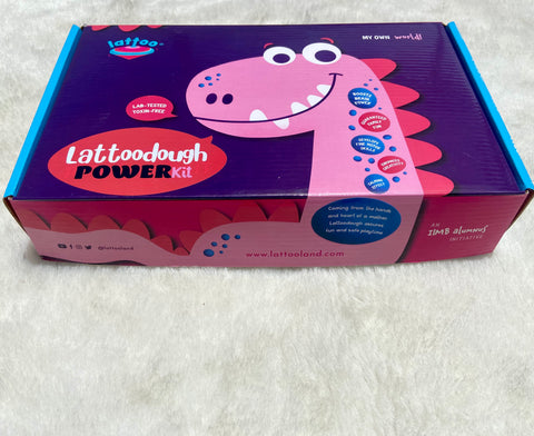 Organic and safe play dough kits for toddlers, made with non-toxic materials for worry-free creative fun .Lattoo dough power clay and dough kit packaging box