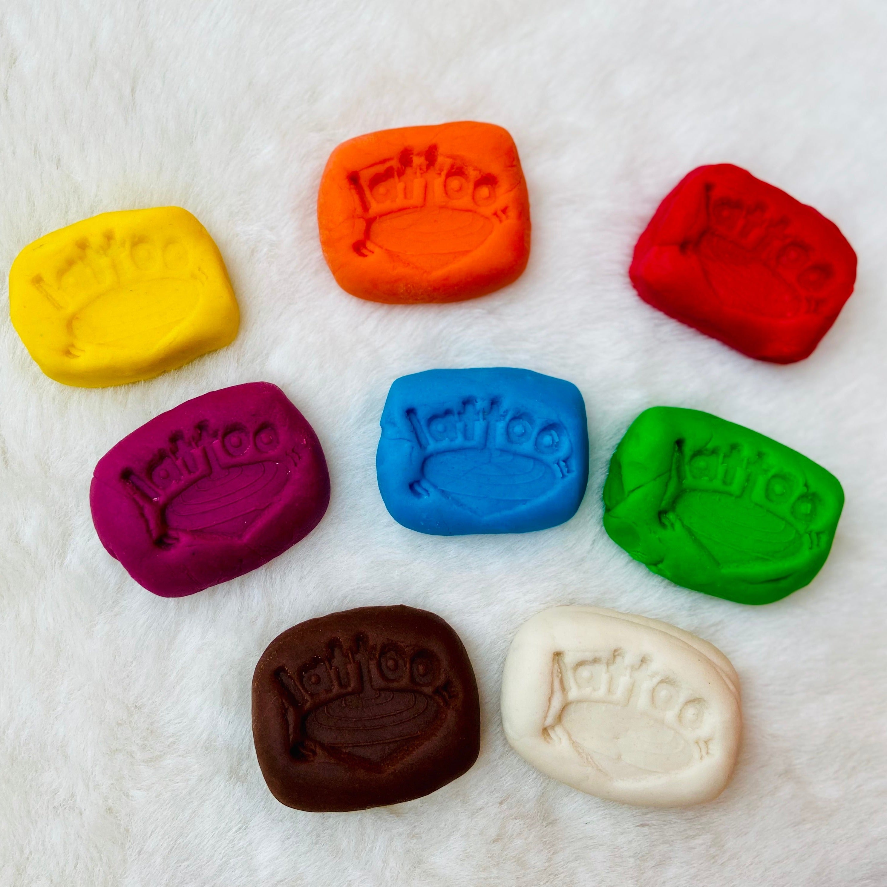 Taste-safe Clay dough | Set of 8 | Non-toxic child safe play | Soft | Lab-tested